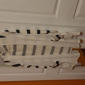Black/white med Caroline Cardigan